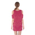 Blush Pink Octopus Swirls Shoulder Cutout One Piece Dress View2