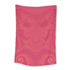 Blush Pink Octopus Swirls Small Tapestry by SpinnyChairDesigns