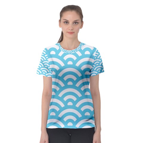 Waves Women s Sport Mesh Tee by Sobalvarro