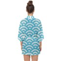 Waves Half Sleeve Chiffon Kimono View2