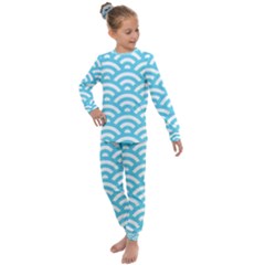 Waves Kids  Long Sleeve Set  by Sobalvarro