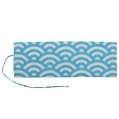 Waves Roll Up Canvas Pencil Holder (m) by Sobalvarro