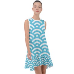 Waves Frill Swing Dress by Sobalvarro