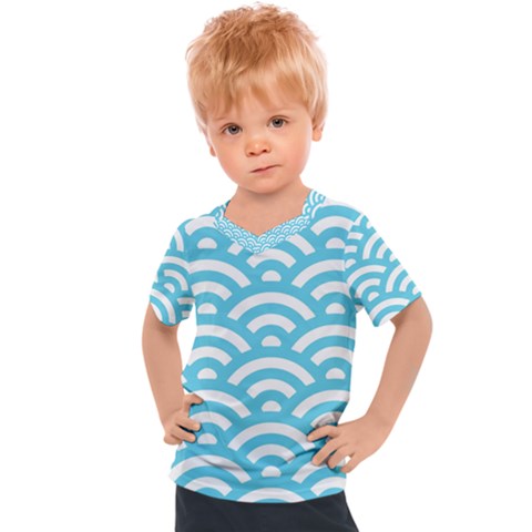 Waves Kids  Sports Tee by Sobalvarro