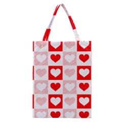 Hearts  Classic Tote Bag by Sobalvarro