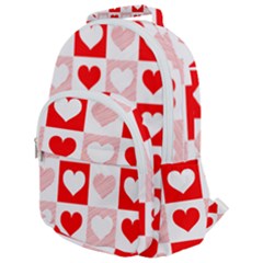 Hearts  Rounded Multi Pocket Backpack by Sobalvarro