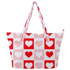 Hearts  Full Print Shoulder Bag by Sobalvarro