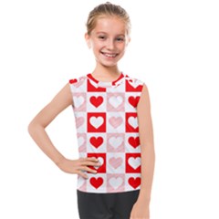 Hearts  Kids  Mesh Tank Top by Sobalvarro