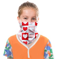 Hearts  Face Covering Bandana (kids)