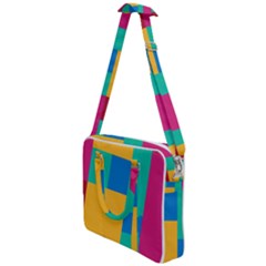 Squares  Cross Body Office Bag