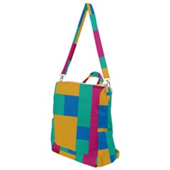 Squares  Crossbody Backpack