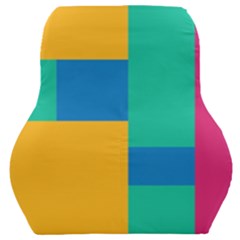 Squares  Car Seat Back Cushion 