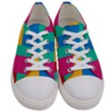 Squares  Women s Low Top Canvas Sneakers View1