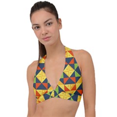 Africa  Halter Plunge Bikini Top by Sobalvarro