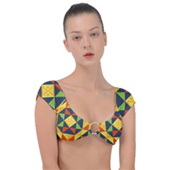 Africa  Cap Sleeve Ring Bikini Top by Sobalvarro