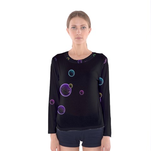 Bubble Show Women s Long Sleeve Tee by Sabelacarlos