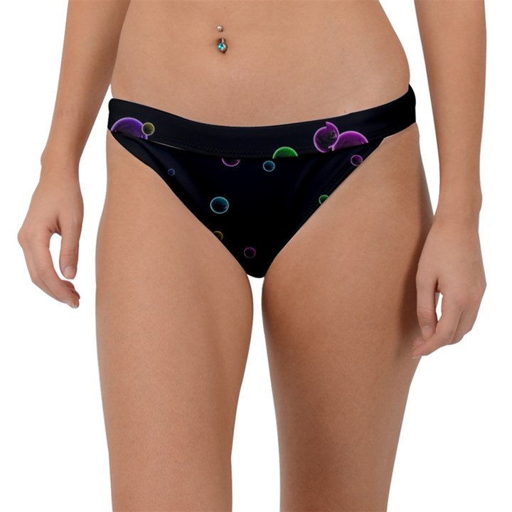 Bubble in dark Band Bikini Bottom