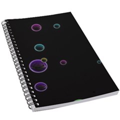 Bubble In Dark 5 5  X 8 5  Notebook by Sabelacarlos