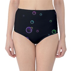 Bubble In Dark Classic High-waist Bikini Bottoms by Sabelacarlos