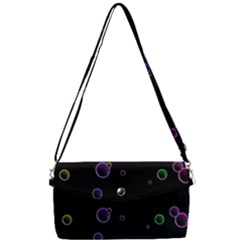 Bubble In Dark Removable Strap Clutch Bag by Sabelacarlos