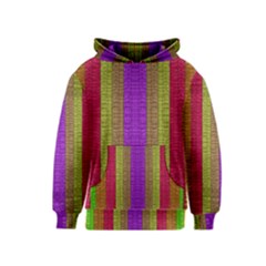 Colors Of A Rainbow Kids  Pullover Hoodie by pepitasart