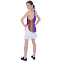 Colors Of A Rainbow Racer Back Mesh Tank Top View2