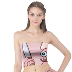 Squid Chef Cartoon Tube Top by sifis