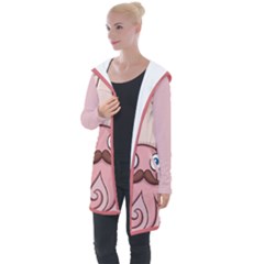 Squid Chef Cartoon Longline Hooded Cardigan by sifis