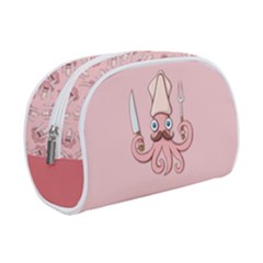 Squid Chef Cartoon Makeup Case (small) by sifis