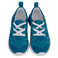 Cerulean Blue Spirals Running Shoes by SpinnyChairDesigns