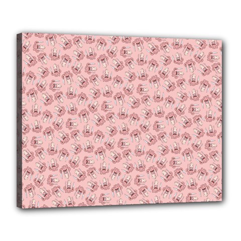 Squid Chef Pattern Canvas 20  X 16  (stretched) by sifis