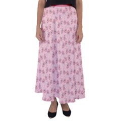 Squid Chef Pattern Flared Maxi Skirt by sifis