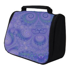 Mystic Purple Swirls Full Print Travel Pouch (small) by SpinnyChairDesigns
