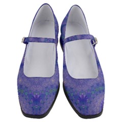 Mystic Purple Swirls Women s Mary Jane Shoes by SpinnyChairDesigns