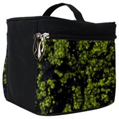 Nature Dark Camo Print Make Up Travel Bag (big) by dflcprintsclothing
