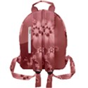 Coral Pink Floral Print Mini Full Print Backpack View2