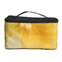 Saffron Yellow Floral Print Cosmetic Storage View1