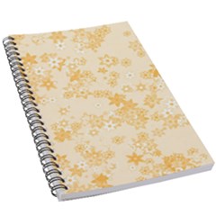 Yellow Flowers Floral Print 5 5  X 8 5  Notebook by SpinnyChairDesigns