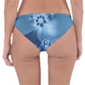 Steel Blue Flowers Reversible Hipster Bikini Bottoms View4