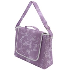 Lavender And White Flowers Box Up Messenger Bag by SpinnyChairDesigns
