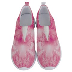 Pink Floral Pattern No Lace Lightweight Shoes by SpinnyChairDesigns