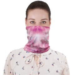 Pink Floral Pattern Face Covering Bandana (adult) by SpinnyChairDesigns