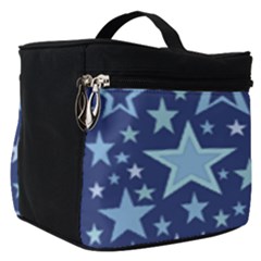 Stars Blue Make Up Travel Bag (small) by MooMoosMumma