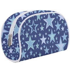 Stars Blue Makeup Case (large) by MooMoosMumma