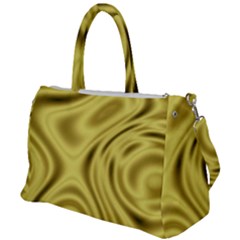 Golden Wave  Duffel Travel Bag by Sabelacarlos