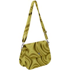 Golden Wave  Saddle Handbag