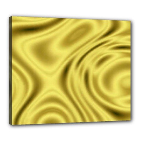 Golden Wave Canvas 24  X 20  (stretched)