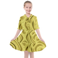 Golden Wave Kids  All Frills Chiffon Dress by Sabelacarlos