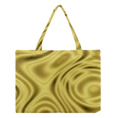 Golden Wave Medium Tote Bag by Sabelacarlos