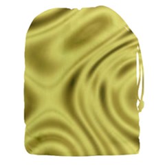 Golden Wave Drawstring Pouch (3xl) by Sabelacarlos